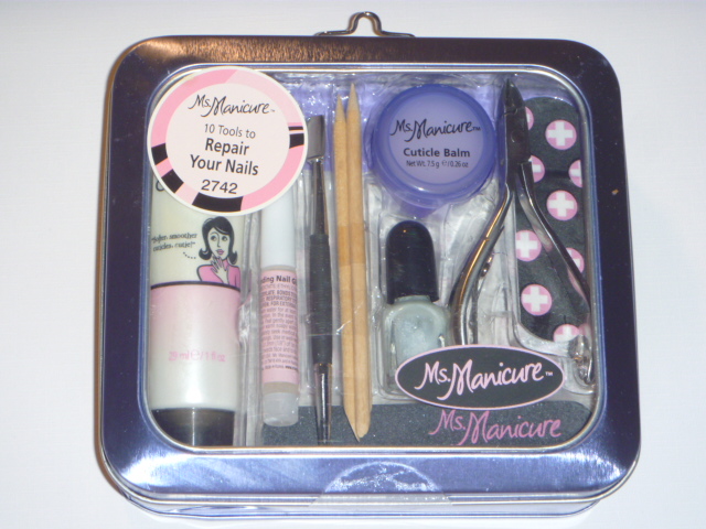 Mrs. Manicure 10 Tools To Repair Your Nails & Storage Case