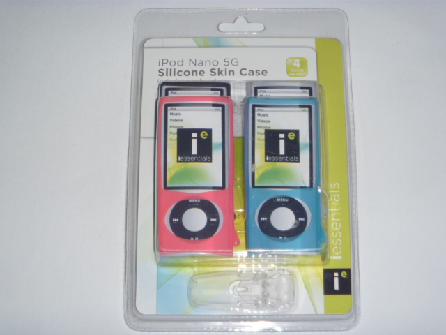 I essentials Silicone Case for iPod Nano 5G Pack Of 4 With Arm Band