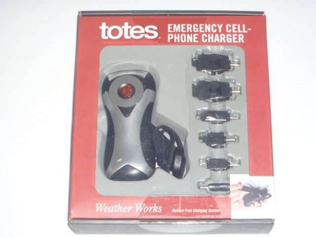 Totes Emergency Cell Phone Charger - No Batteries Required